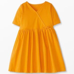 Hanna Andersson Wrap Dress In Stretch Jersey